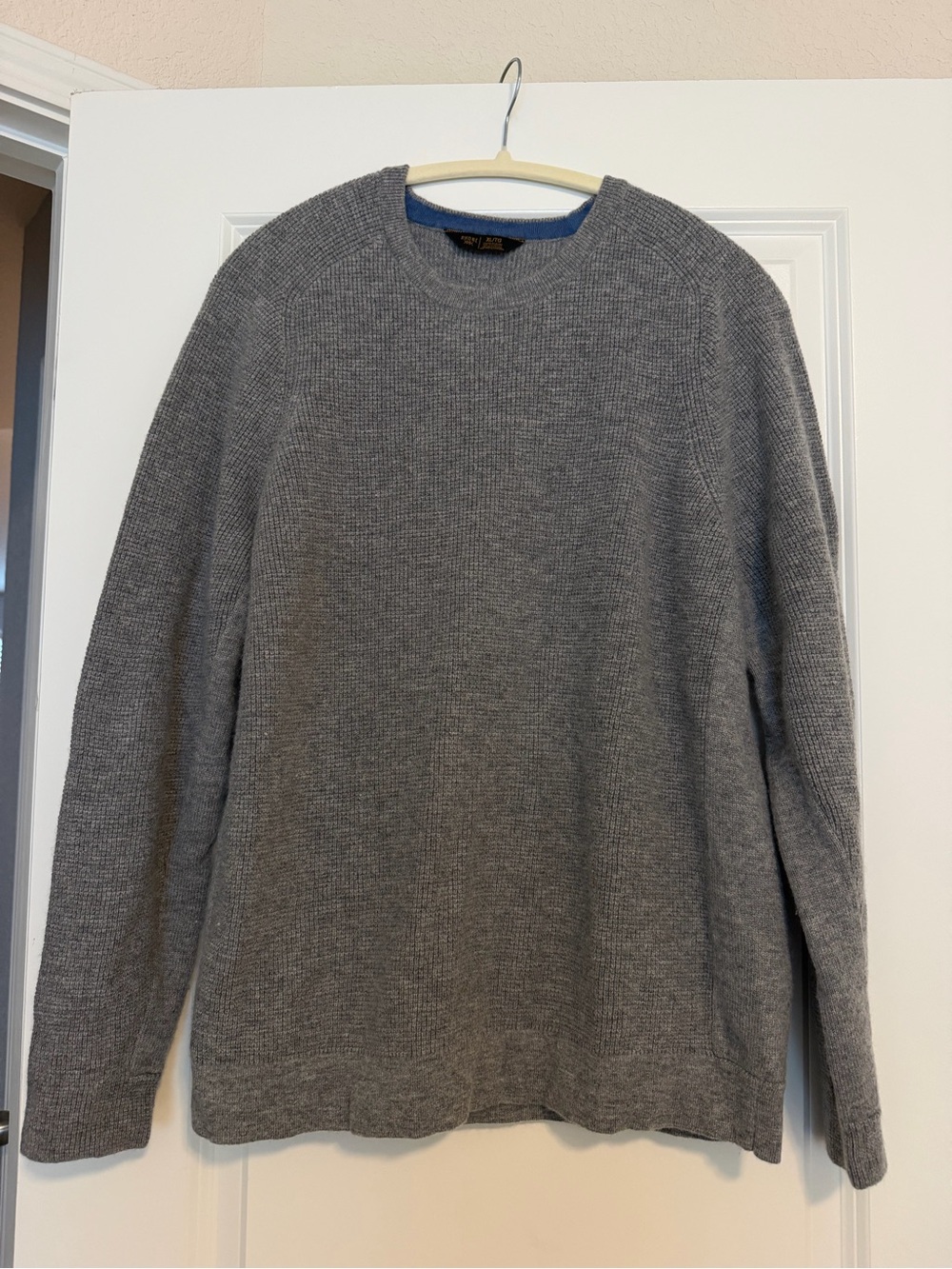 RHONE Men's Heather Gray Crewneck Sweater